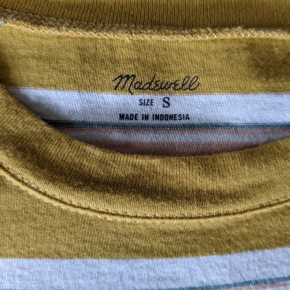 ✨ 2/$30 Madewell Northside Vintage Tee in Nassau Stripe - Picture 3 of 4